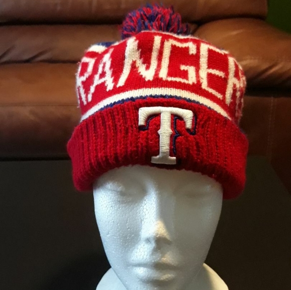 MLB Texas Rangers Beanie Hat - Picture 2 of 3